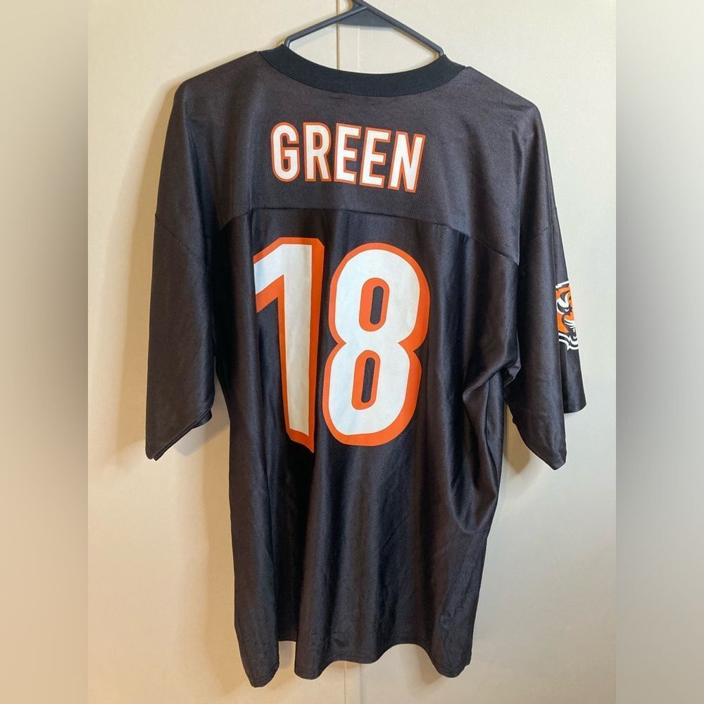 NFL Authentic AJ Green Jersey #18 Men's XL Cincinnati Bengals